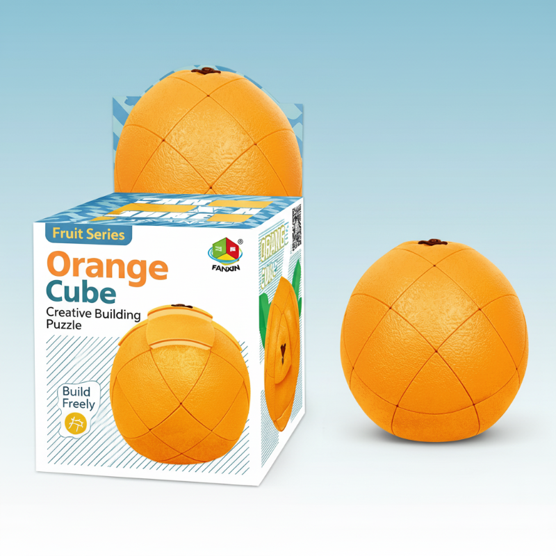 FruitCube – Coloré et stimulant – Puzzle Montessori sur les fruits