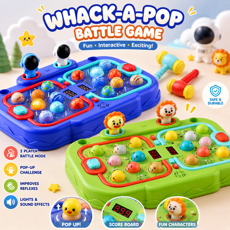 Whack a Pop – Interactif et éducatif – Jouets à frapper et à tapoter