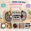 Wooden Busy Board – Motricité et interactivité – Tableau d'activités musicales