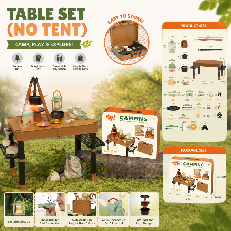 Kids Camping Adventure – Aventure et interaction – Kit de camping