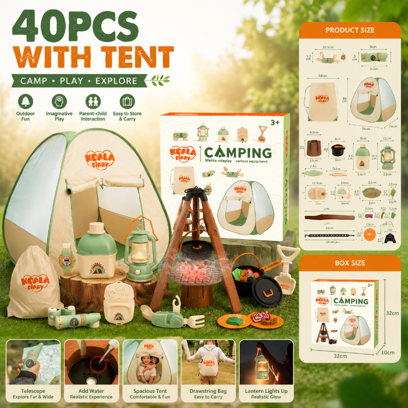 Kids Camping Adventure – Aventure et interaction – Kit de camping