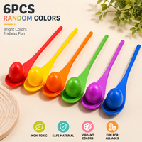 Thumbnail for Wooden Egg Spoon Game – Motricité et apprentissage – Jeu d'équilibre « Course aux œufs »