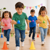 Wooden Egg Spoon Game – Motricité et apprentissage – Jeu d'équilibre « Course aux œufs »