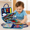 7-in-1 Busy Board – Motricité et apprentissage – Tableau d'activités