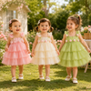 Tulip Mesh Dress – Élégance et confort – Robe pour enfant