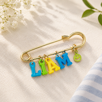 Thumbnail for Personalized Charm Pin – Personnalisée et élégante – Broche avec prénom