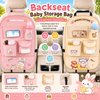 Backseat Baby Storage Bag – Pratique et spacieux – Sac de rangement pour voiture