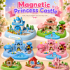 Magnetic Princess Castle – Créatif et magique – Ensemble de jeu « Maison de poupées magnétique »