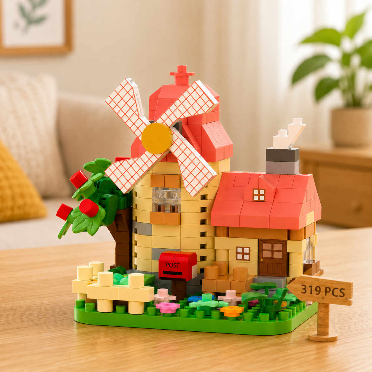 DIY Windmill Building Blocks – Créatif et stimulant – Kit de construction