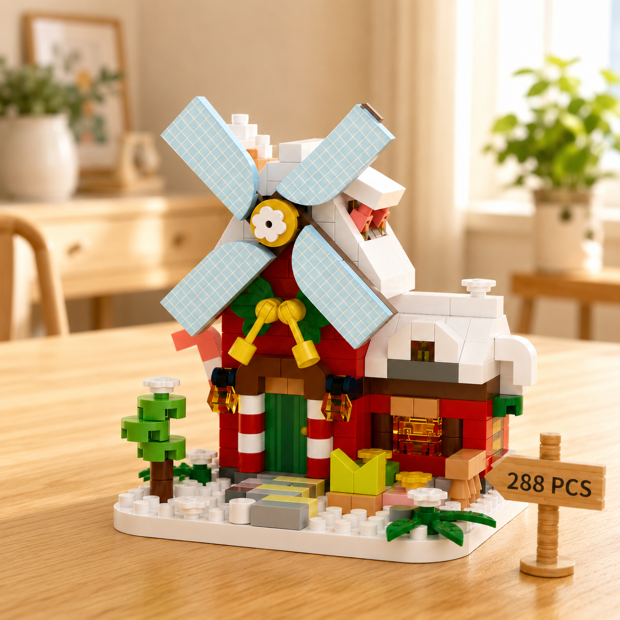 DIY Windmill Building Blocks – Créatif et stimulant – Kit de construction