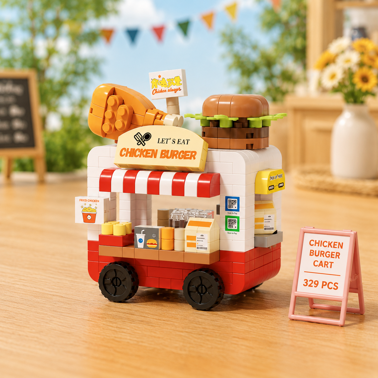 DIY Windmill Building Blocks – Créatif et stimulant – Kit de construction