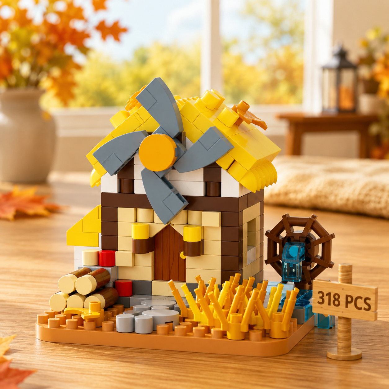 DIY Windmill Building Blocks – Créatif et stimulant – Kit de construction