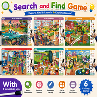 Thumbnail for Search and Find Game – Apprendre en s'amusant – Livre d'activités