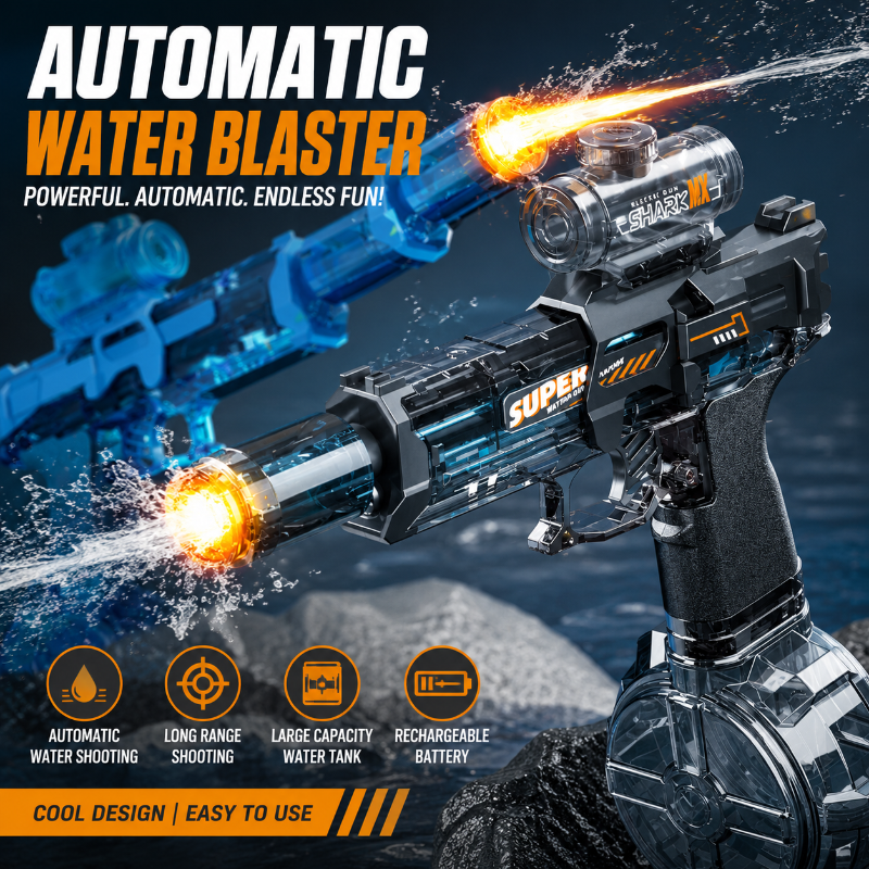 Automatic Water Blaster – Actif et interactif – Pistolet à eau