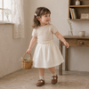 Bella Knit Top & Skirt – Léger et aéré – Ensemble d'été tricoté pour enfants
