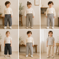 Thumbnail for Plaid Cotton Pants – Léger et respirant – Pantalon décontracté style ballon/sarouel