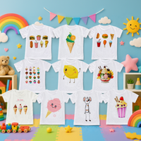 Thumbnail for Boys & Girls Summer Tee – Confort et fantaisie – T-shirt enfant à motif amusant