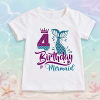 Thumbnail for Birthday Graphic Tee – Mignon et léger – T-shirt d'anniversaire pour enfant