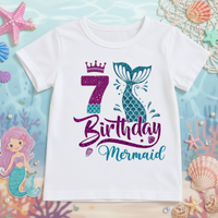 Thumbnail for Birthday Graphic Tee – Mignon et léger – T-shirt d'anniversaire pour enfant