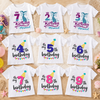 Birthday Graphic Tee – Mignon et léger – T-shirt d'anniversaire pour enfant