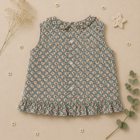 Thumbnail for Matching Set – Confortable et imprimé marguerite – Bloomer, jupe et chemisier
