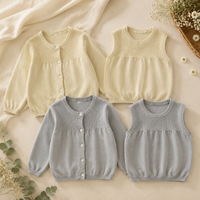 Thumbnail for Knitwear Set – Élégant et confortable – Cardigan en maille douce