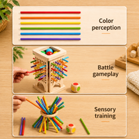 Thumbnail for Wooden Stick Battle Game – Réflexion et interaction – Jeu de société stratégique