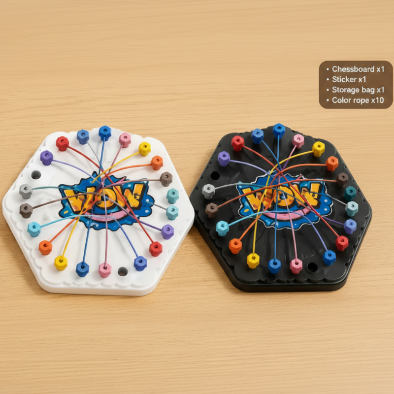 Color Rope Logic Game – Réflexion et interaction – Jeu de société