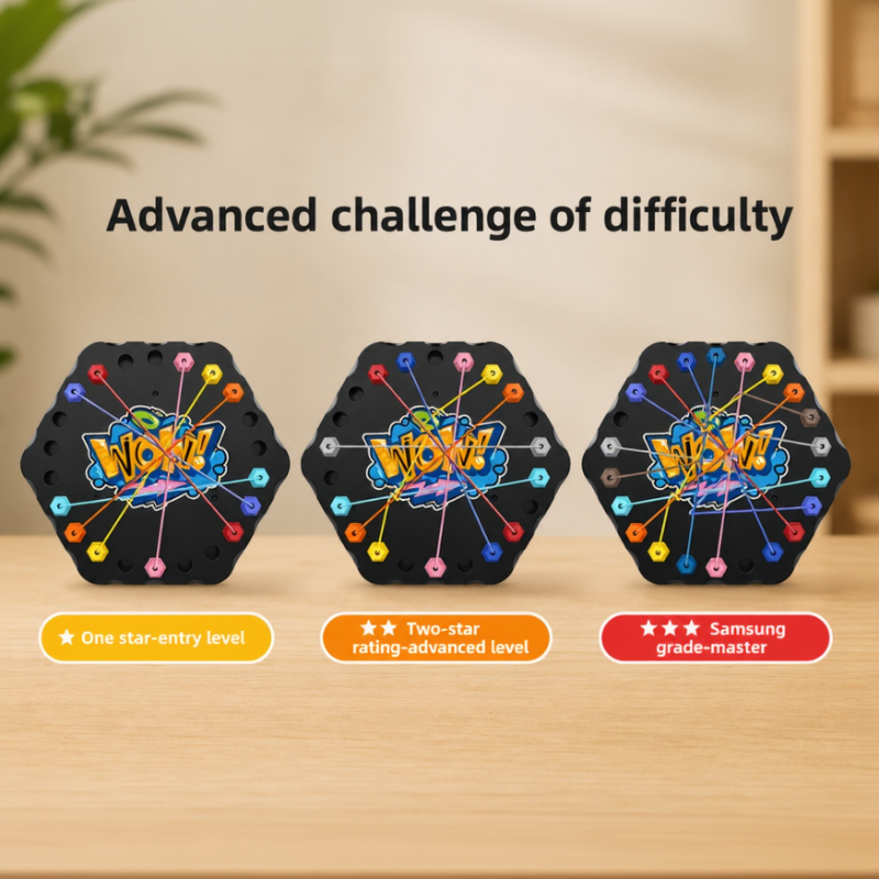 Color Rope Logic Game – Réflexion et interaction – Jeu de société