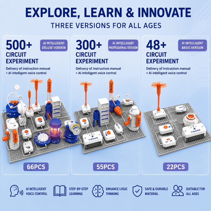 AI Voice Building Blocks – Éducatif et interactif – Kit de construction