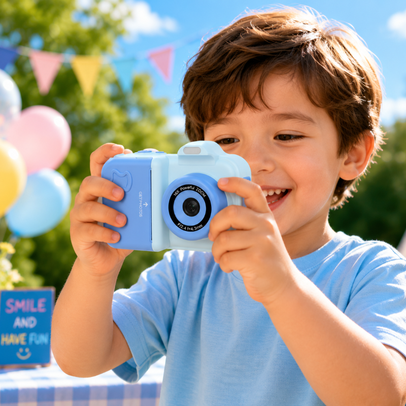 Instant Print Camera – Créatif et interactif – Appareil photo instantané pour enfants
