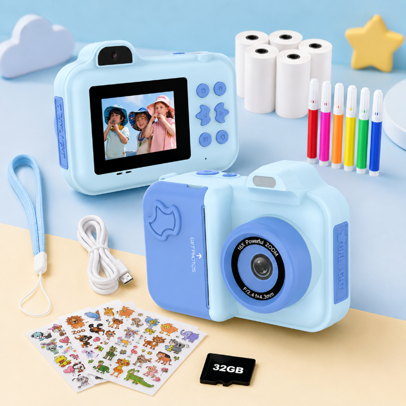 Instant Print Camera – Créatif et interactif – Appareil photo instantané pour enfants