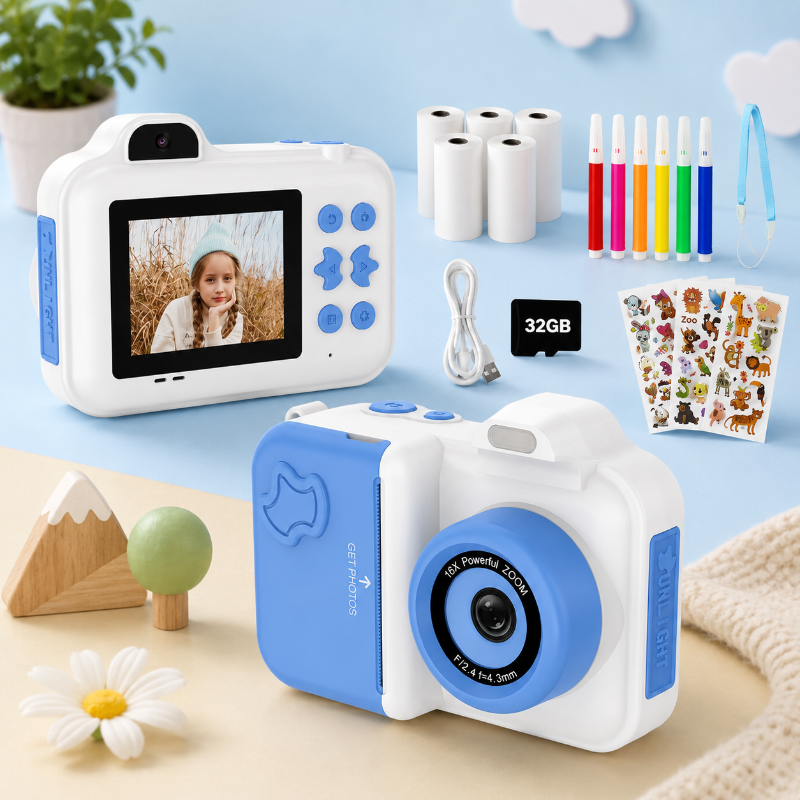 Instant Print Camera – Créatif et interactif – Appareil photo instantané pour enfants