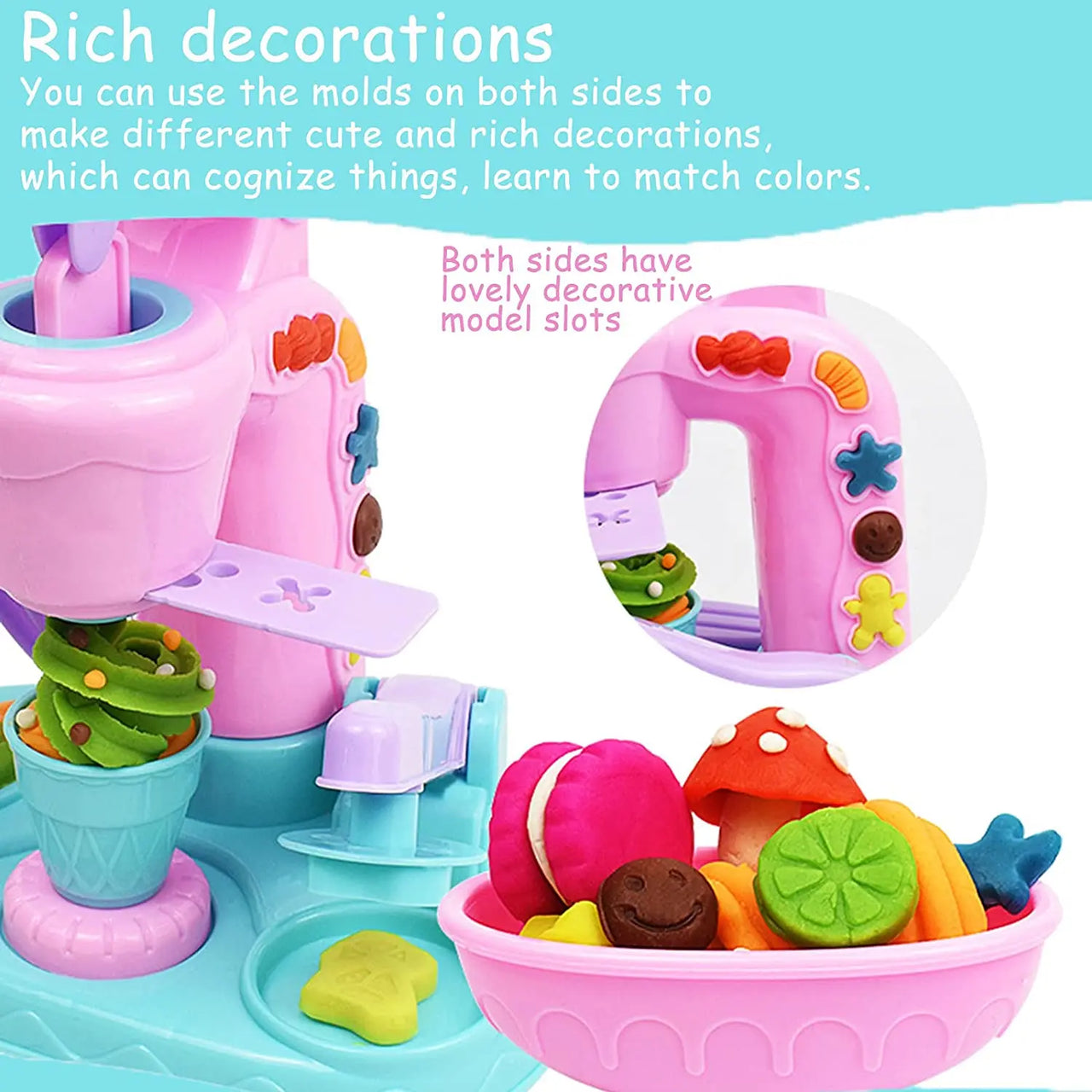 Ice Cream Clay Set™ – Créations glacées – Machine à glace