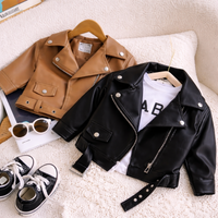 Thumbnail for Girls Leather Jacket – Tendance et élégant – Veste en cuir pour enfant