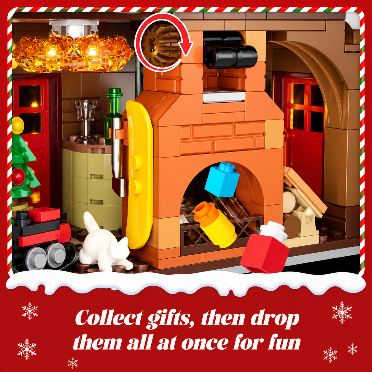 ChristmasHome – Festif et créatif – Kit de construction « Maison de Noël »