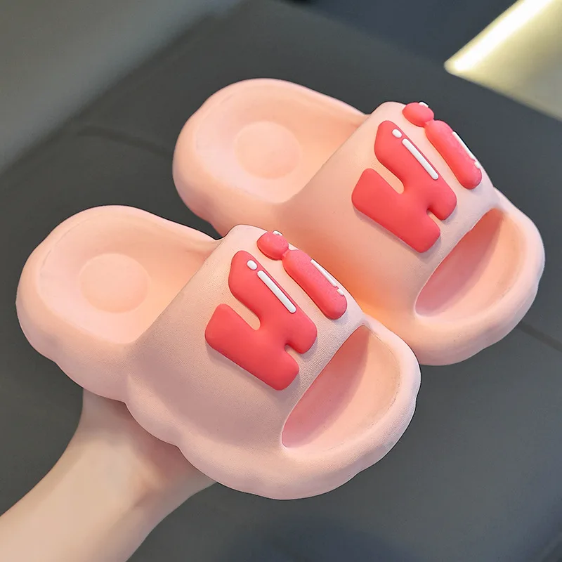 CloudWalk – Confortables et antidérapantes – Pantoufles pour enfants « Hi »