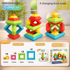 Pyramid Stacking Blocks – Motricité et créativité – Jeu de blocs à empiler