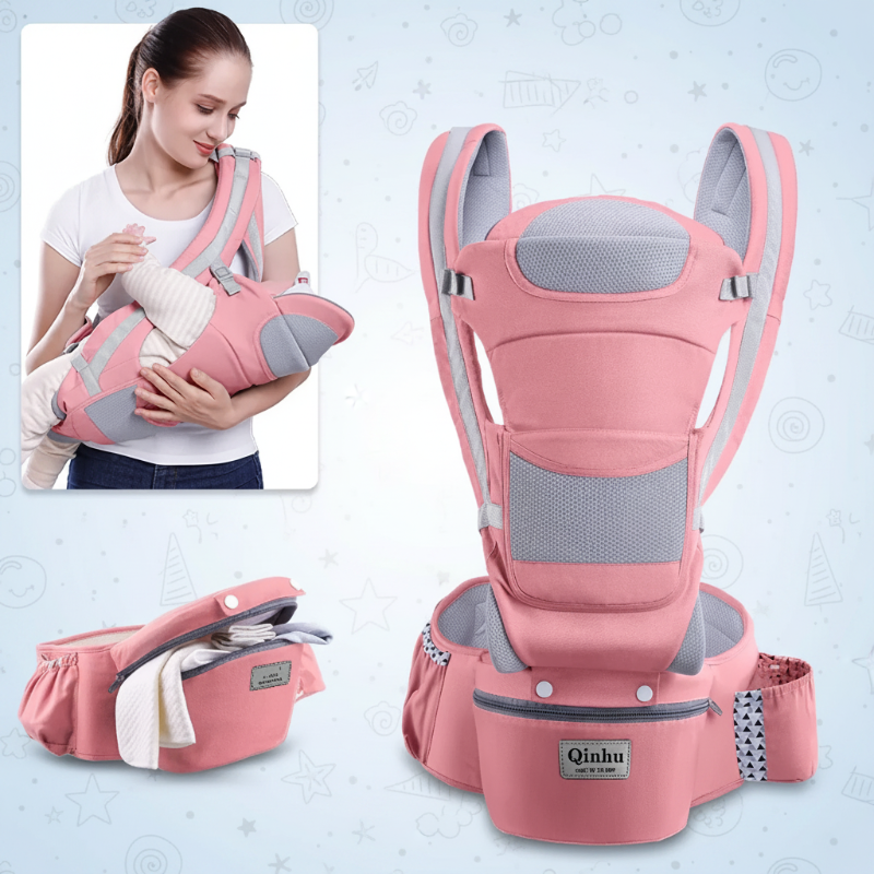 CozyCarry – Pratique et réglable – Porte-bébé 3 en 1