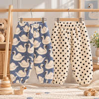 Thumbnail for FuzzyPants – Doux et chaud – Pantalon en peluche pour enfants avec des imprimés ludiques