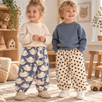 Thumbnail for FuzzyPants – Doux et chaud – Pantalon en peluche pour enfants avec des imprimés ludiques