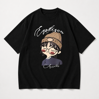Thumbnail for CuteStyle – Tendance et confortable – T-shirt à imprimé cartoon oversize
