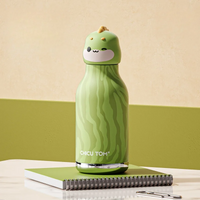 Thumbnail for AnimalSip – Mignon et pratique – Gourde isotherme en acier inoxydable pour enfants avec motif d'animaux