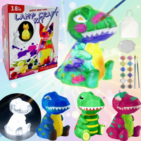 Thumbnail for MiniCrafters – Créativité et apprentissage – Kit de peinture « Lampe DIY Animaux »