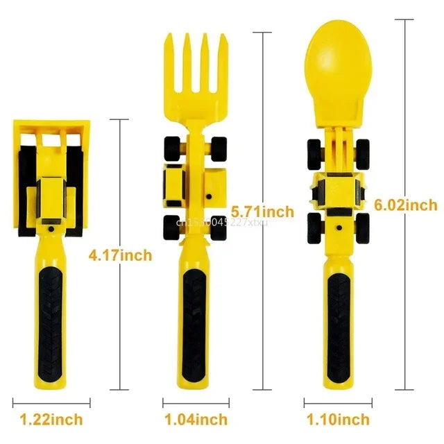 Construction Dinner Set™ - Fini les grincements à table - Ensemble de couverts créatifs