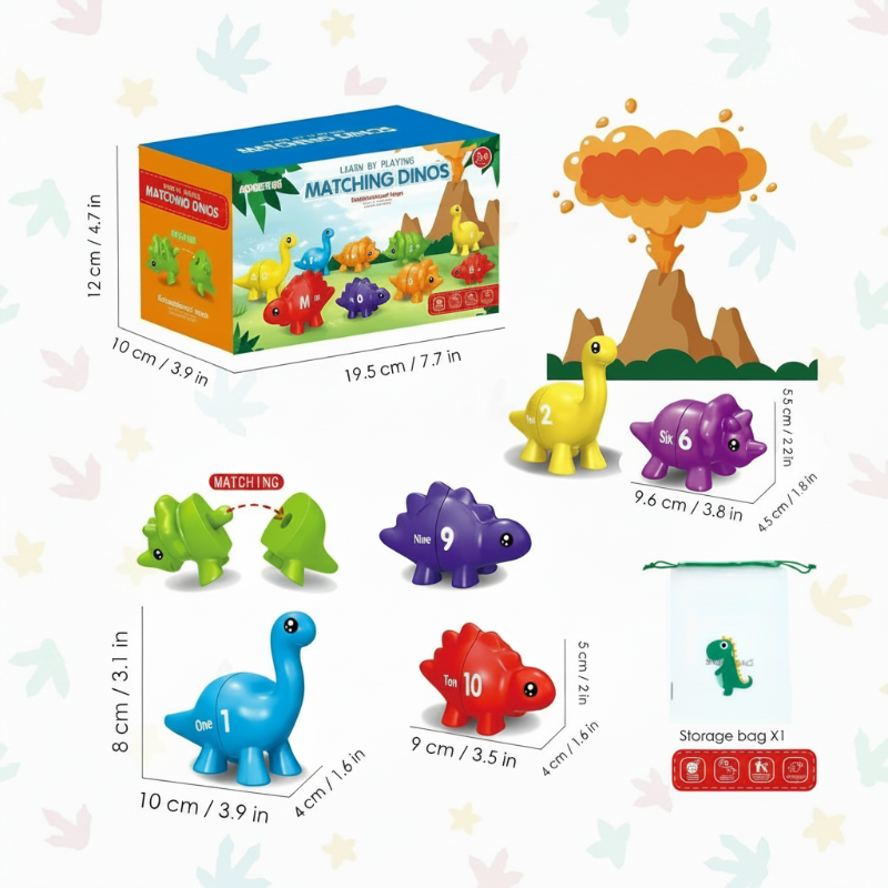 EduDino – Interactif et créatif – Alphabet, formes et chiffres : les dinosaures