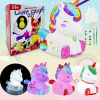 Thumbnail for MiniCrafters – Créativité et apprentissage – Kit de peinture « Lampe DIY Animaux »