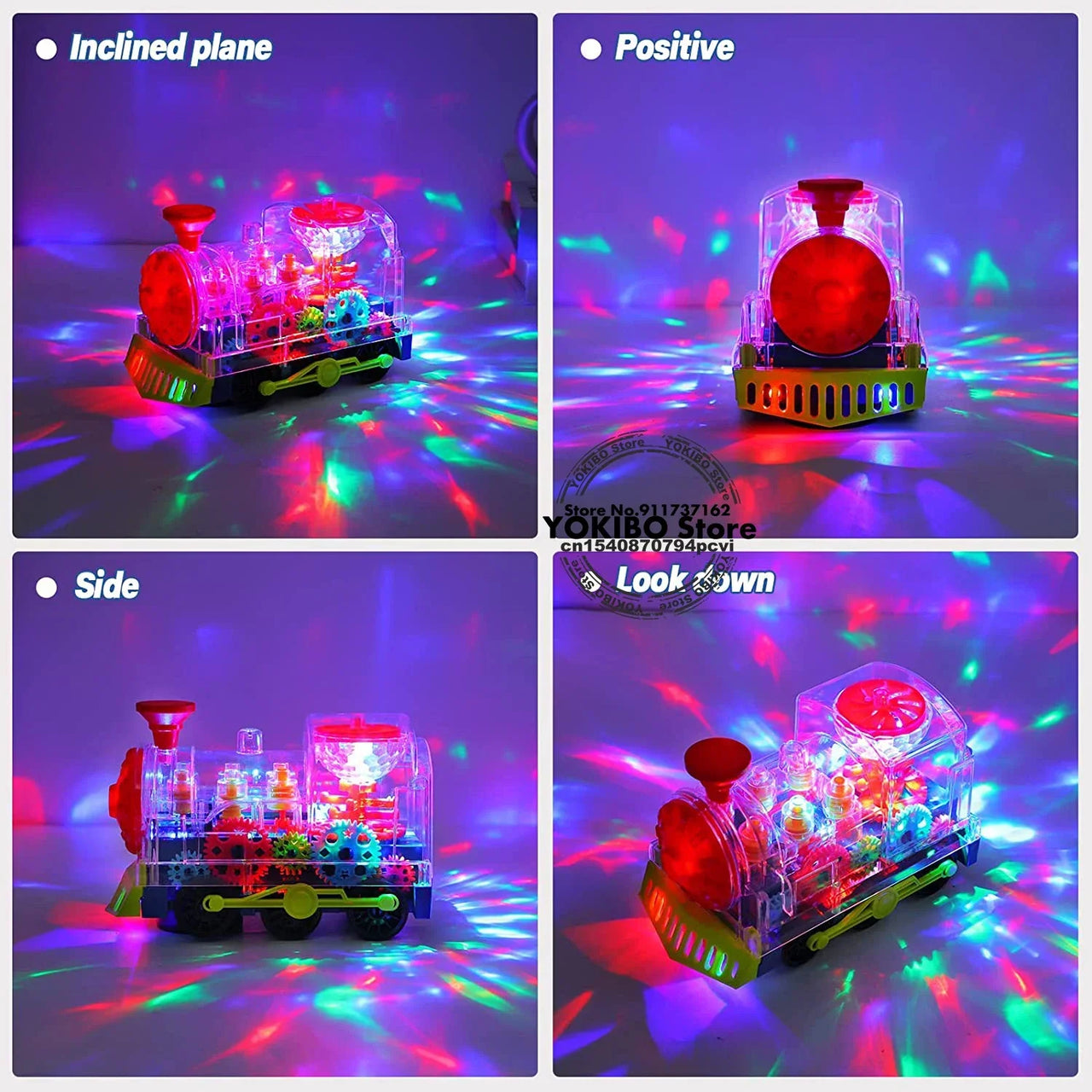 Train light™ - Fantastique et éducatif - Train jouet avec lumières et musique