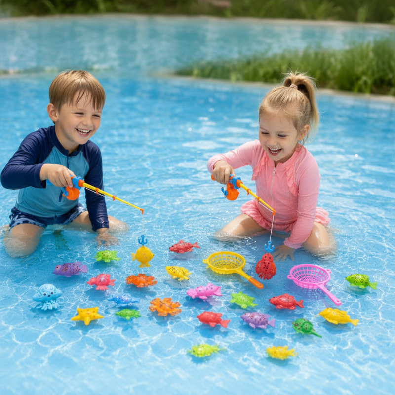 Fishing Game – Apprentissage et découverte – Jeu de pêche magnétique