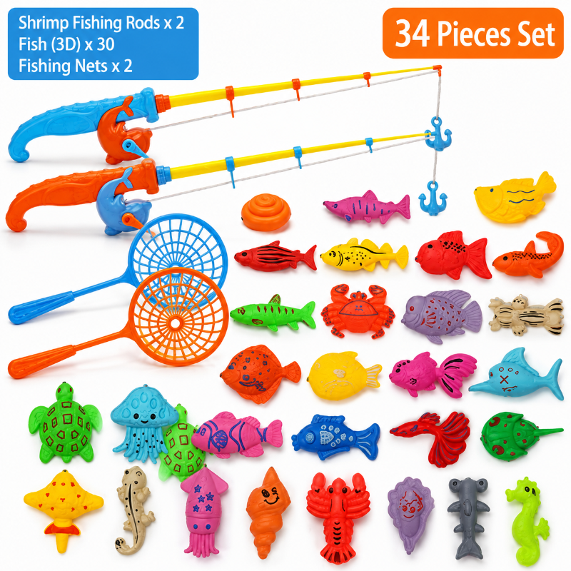 Fishing Game – Apprentissage et découverte – Jeu de pêche magnétique